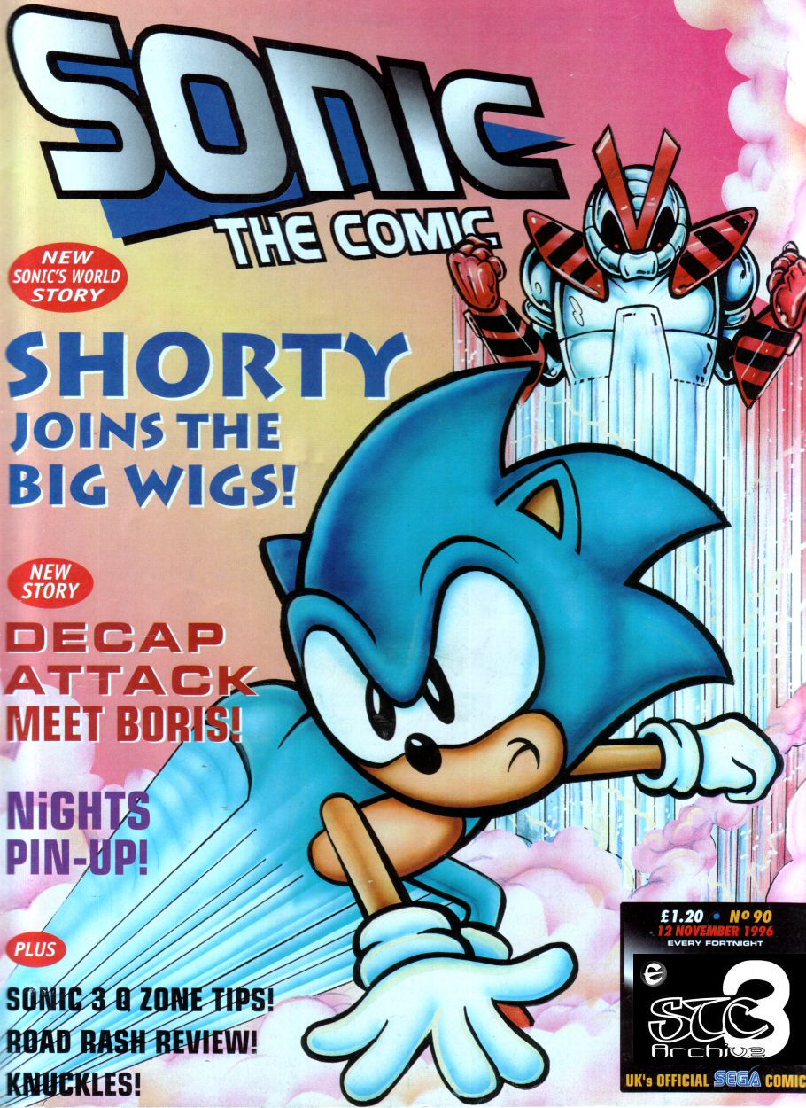 Sonic - The Comic Issue No. 090 Cover Page